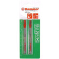 Пилка для лобзика Hammer Flex 204-102 JG WD T101D дерево\пластик, 74мм, шаг 4.0-5.2, HCS, 2шт.