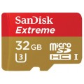 Карта памяти SanDisk Extreme microSDHC 32GB Class 10 UHS-I U3 (90MB/s) + ADP Карта памяти SanDisk Extreme microSDHC 32GB Class 10 UHS-I U3 (90MB/s) + ADP