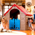 Keter Foldable Playhouse Игровой Дом складной бежевый-красный