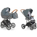 ROAN Bass - коляска универсальная 2 в 1 Chevron green, (зеленый) пласт.короб