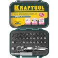 Набор бит "EXPERT"с мини трещоткой 1/4", KRAFTOOL 26157-H33, 33 предмета