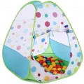 Bony Домик с шариками Треугольник большой, LI526 green, (85*85*100) (100 шаров)