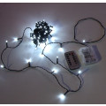 Гирлянда Sh Lights 120 белых светодиодов, с контроллером и пультом ДУ, на батарейках, уличная, LD120-GW-BO-RC