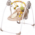 Baby Care Электрокачели Riva с адаптером Коричневый (Brown)
