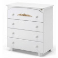 Детский комод Nuovita Furore Bianco/Белый