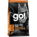 Корм для котят и кошек беззерновой GO! SKIN + COAT Grain Free Salmon Recipe CF, лосось, 3,63 кг