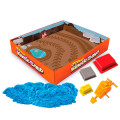 Кинетический песок Kinetic Sand. игровой набор c формочками 285 грамм строитель