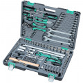 Набор инструментов c 1/4'' 1/2'' cr-v s2 усиленный кейс 119предм.
