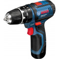 Аккумуляторная дрель ударная BOSCH GSB 10,8-2-LI (...9B6 901) 10.8В LiION 0-380/1300об/мин 13/30Нм кор. Без акк.