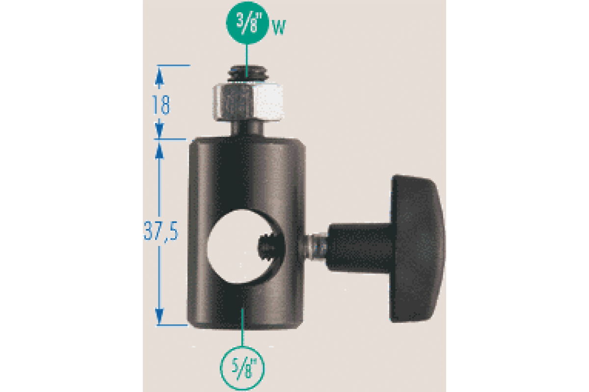 Адаптер Manfrotto 014-38 16mm Female Adapter