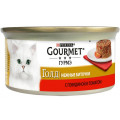 Консервы для кошек Gourmet Gold Нежные биточки, с говядиной и томатом, 85г*12 шт.