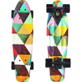Y-Scoo Fishskateboard Print 22" - скейтборд с сумкой Triddent