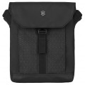 Сумка Victorinox Altmont Original Flapover Digital Bag, чёрная, 26x10x30 см, 7 л