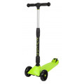 Zycom Zinger Maxi XL - самокат трехколесный со складной ручкой черно-зеленый Zycom Zinger Maxi XL - самокат трехколесный со складной ручкой черно-зеленый