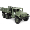 Автомобиль грузовой WPL B16 6WD с подсветкой, зеленый
