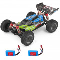 Автомобиль внедорожник Wltoys 144001 4WD 60км/ч +доп.батарея, зеленый