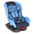 Lider Kids Galeon - детское автокресло 0-18 кг, группа 0/1 с вкладышем синий с принтом абстракция