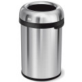 Бак для мусора открытый, нерж.,115 л, Simplehuman