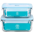 Контейнеры для еды Xiaomi Glass Food Storage Container 715ml+1100ml