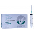 Шприц одноразовый INEKTA 3-х компонентный 20мл №10