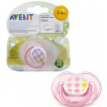 Пустышка Дизайн для девочки AVENT SCF172/13 от 0-6 мес 1шт