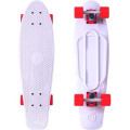 Y-Scoo Big Fishskateboard 27" - скейтборд с сумкой WHITE-Red
