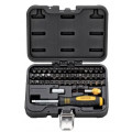 Набор бит Berger BG-45SB ручка+биты 45 пр. в кейсе
