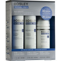 Bosley система синяя для истонченных неокрашенных волос: (шампунь + кондиционер + уход) Bosley Pro, 2*150 ml + 100 ml
