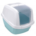 Био-туалет для кошек IMAC MADDY 62х49,5х47,5 см белый/цвет морской волны
