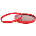 Polaroid 2PC 72mm MC UV Protector, CPL Red
