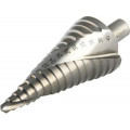Сверло HAMMER 202-129 DR MT ST 6,0-40,0 мм*105/13мм металл, СТУПЕНЧАТОЕ, DIN338, HSS 4241