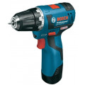 Аккумуляторная дрель BOSCH GSR 12 V-EC L-BOXX (0.601.9D4.000) 12В 2x2.0Ач LiION 0-400/1300об/мин 20/18Нм