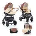 Tutis Zippy Orbit - коляска 3 в 1 шоколадныйсв.бежевое коричневый кант Tutis Zippy Orbit - коляска 3 в 1 шоколадныйсв.бежевое коричневый кант