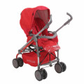 BabyLux Carita 205S (8 колес) - прогулочная коляска RUBY крас.