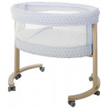 Колыбель Micuna SMART МО-1456 FRESH Grey Dots, дерев.подст.цвет natural