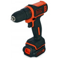 Дрель-шуруповерт BLACK & DECKER BDCDD12KB-XK 10.8В, 0-550 об/мин, 2 Li-Ion акк. 1.5Ач, кейс