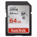 Карта памяти SanDisk Ultra SDXC 64GB Class10 UHS-I U3 40MB/s Карта памяти SanDisk Ultra SDXC 64GB Class10 UHS-I U3 40MB/s