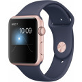 Умные часы Apple Watch Series 2 (42мм), "розовое золото" (темно-синий ремешок) Умные часы Apple Watch Series 2 (42мм), "розовое золото" (темно-синий ремешок)