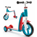 Scoot&Ride Highway Baby Plus - трехколесный самокат-беговел (трансформер) (сине-красный)