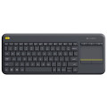 Logitech Wireless Touch Keyboard K400 Plus Black USB