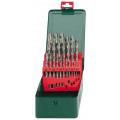 Набор сверл Metabo 627154000 HSS-G 25шт. (1-13мм) в мет.коробке