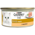 Консервы для кошек Gourmet Gold, паштет с индейкой, 85г*24 шт.