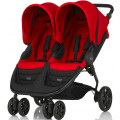 Прогулочная коляска Britax B-Agile Double Flame Red