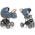 ROAN Bass - коляска универсальная 2 в 1 Chevron Blue, (синий) пласт.короб