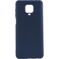 Чехол-накладка для Xiaomi Redmi Note 9S/9 Pro синий, Microfiber Case, Borasco