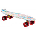 Leader Kids S-2206W - скейтборд Draft с принтом