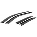 Дефлекторы AutoFlex для окон Renault Logan I седан 2005-2014, поликарбонат, 4 шт., 847102