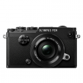Фотоаппарат Olympus Pen F Kit 14-42mm f/3.5-5.6, черный и объектив ED 40-150mm f/4.0-5.6, черный Фотоаппарат Olympus Pen F Kit 14-42mm f/3.5-5.6, черный и объектив ED 40-150mm f/4.0-5.6, черный