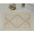 Коврик махровый Karna Delux Damask 50х70 пудра