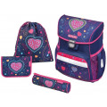 Herlitz Ранец Loop Plus Blue Hearts, с наполнением